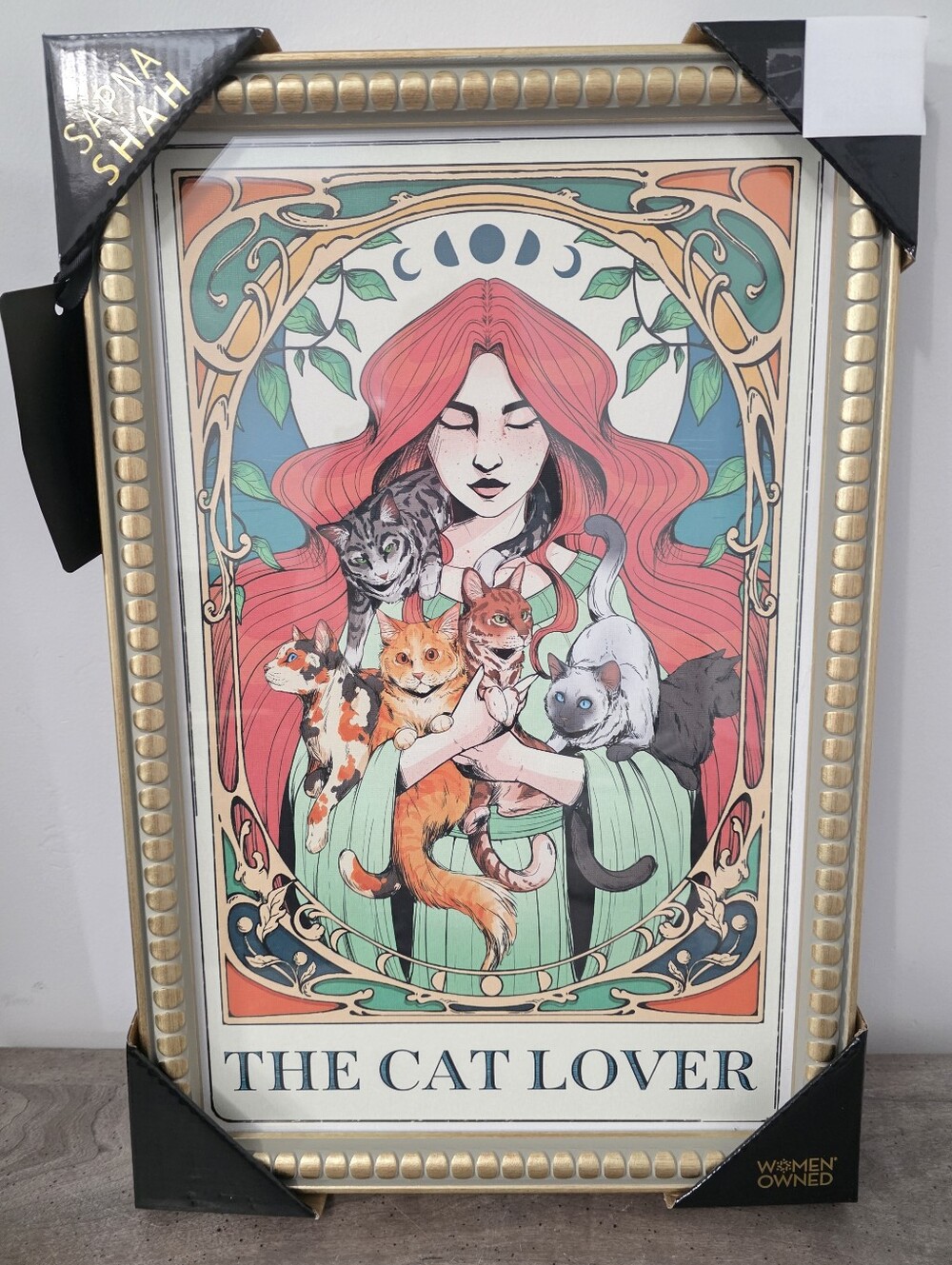 Sapna Shah The Cat Lover Wall Art Tarot Cards Cats Collections New - Picture 2 of 3